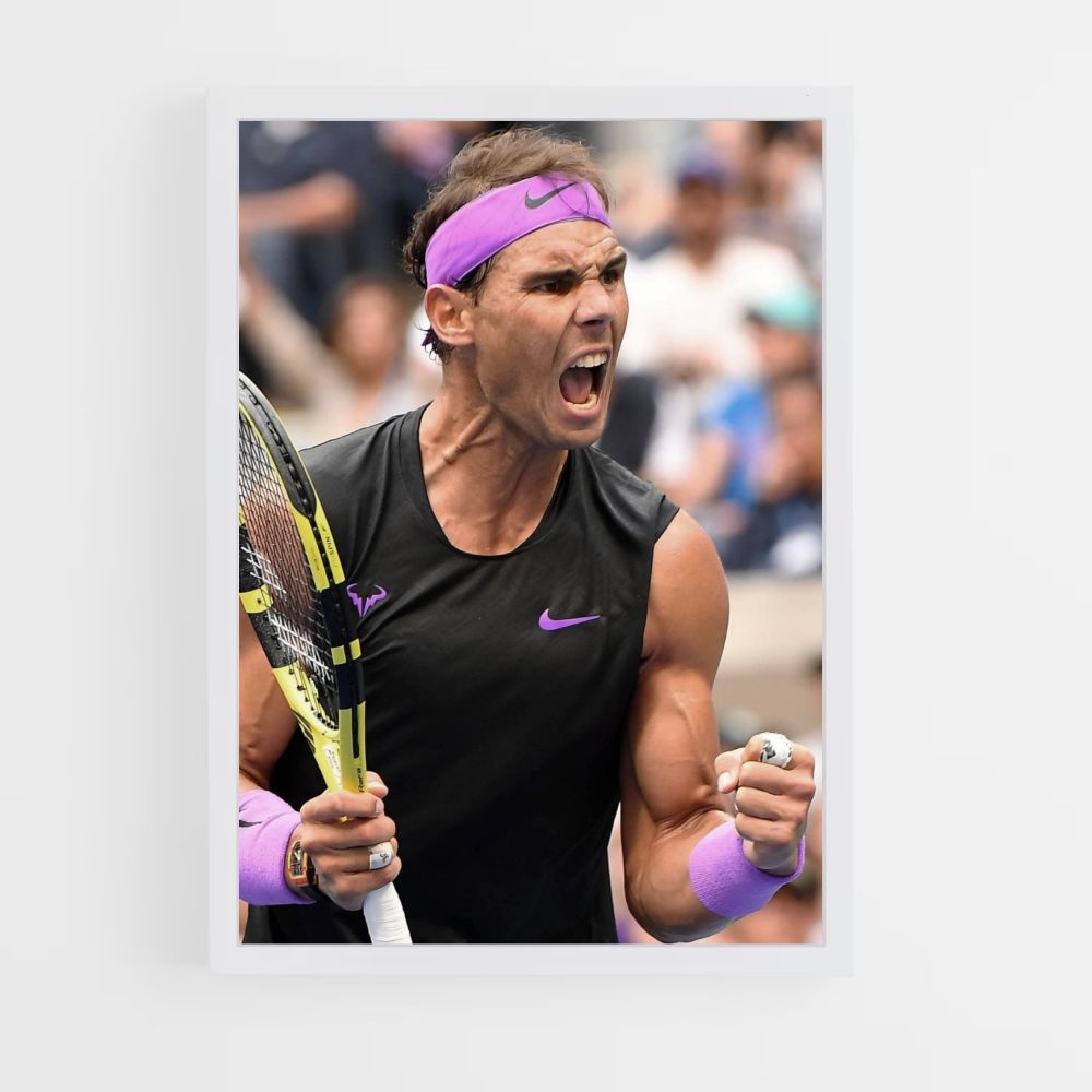 Rafael Nadal Purple Poster