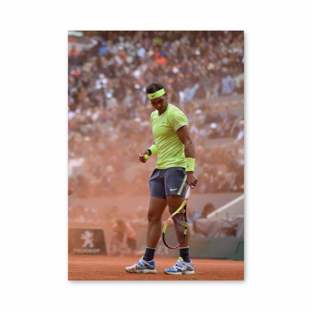 Nadal Yellow Poster