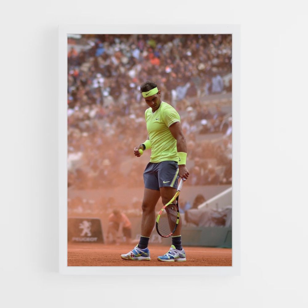 Nadal Yellow Poster