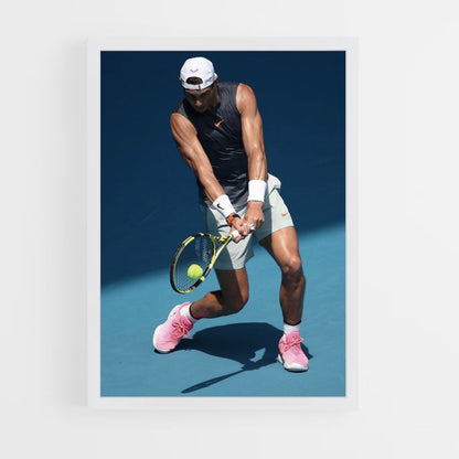 Rafael Nadal Blue Poster