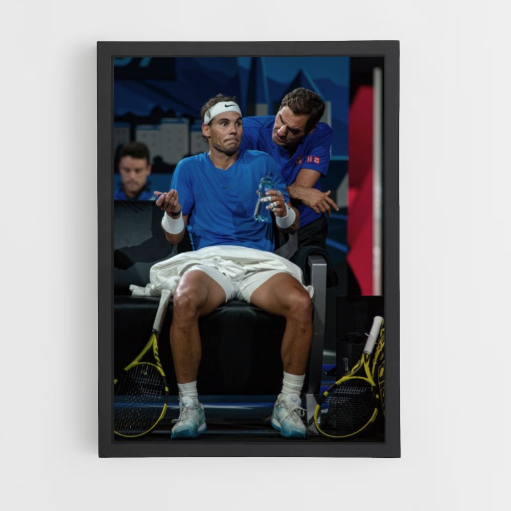 Poster Nadal-racket