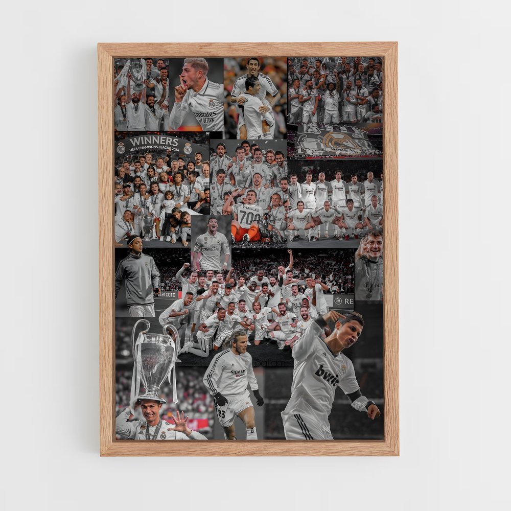 real-madrid-1 cadre Bois clair