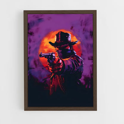red-dead-redemption-16 cadre Bois foncé