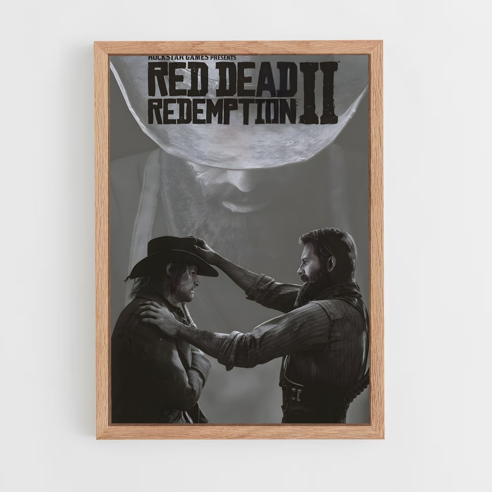red-dead-redemption-3 cadre Bois clair