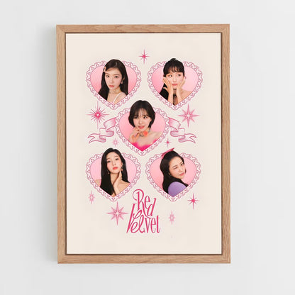 red-velvet-1 cadre Bois clair