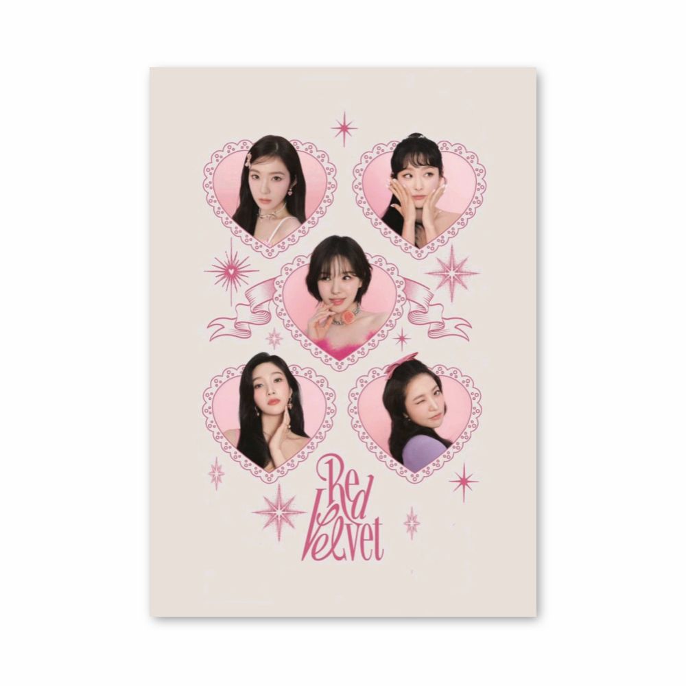 Red Velvet Heart Poster