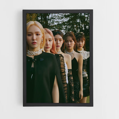 red-velvet-4 cadre Noir