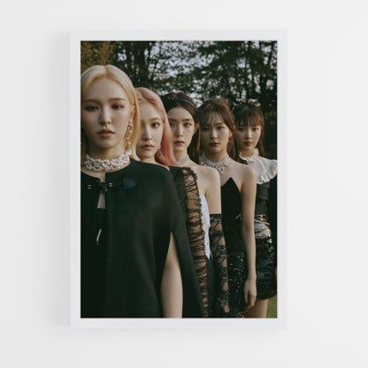 Red Velvet Fashion Poster