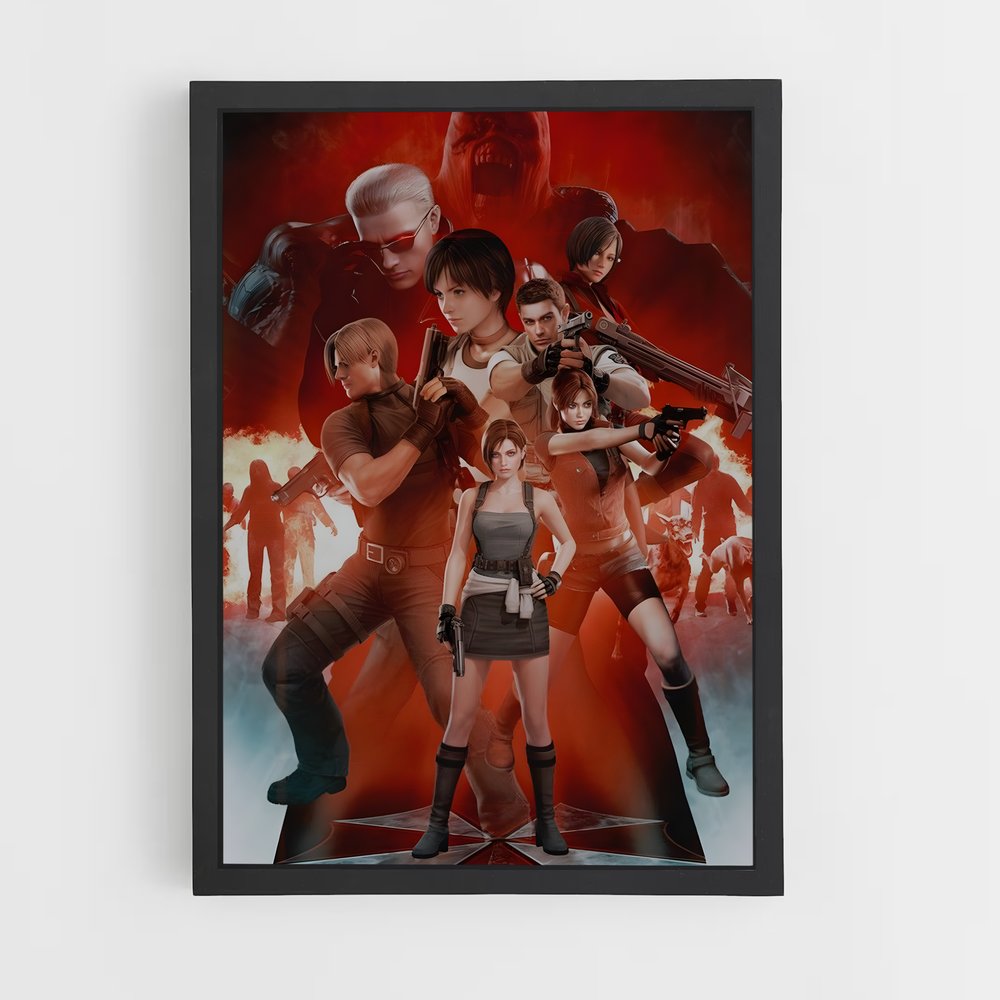 resident-evil-16 cadre Noir