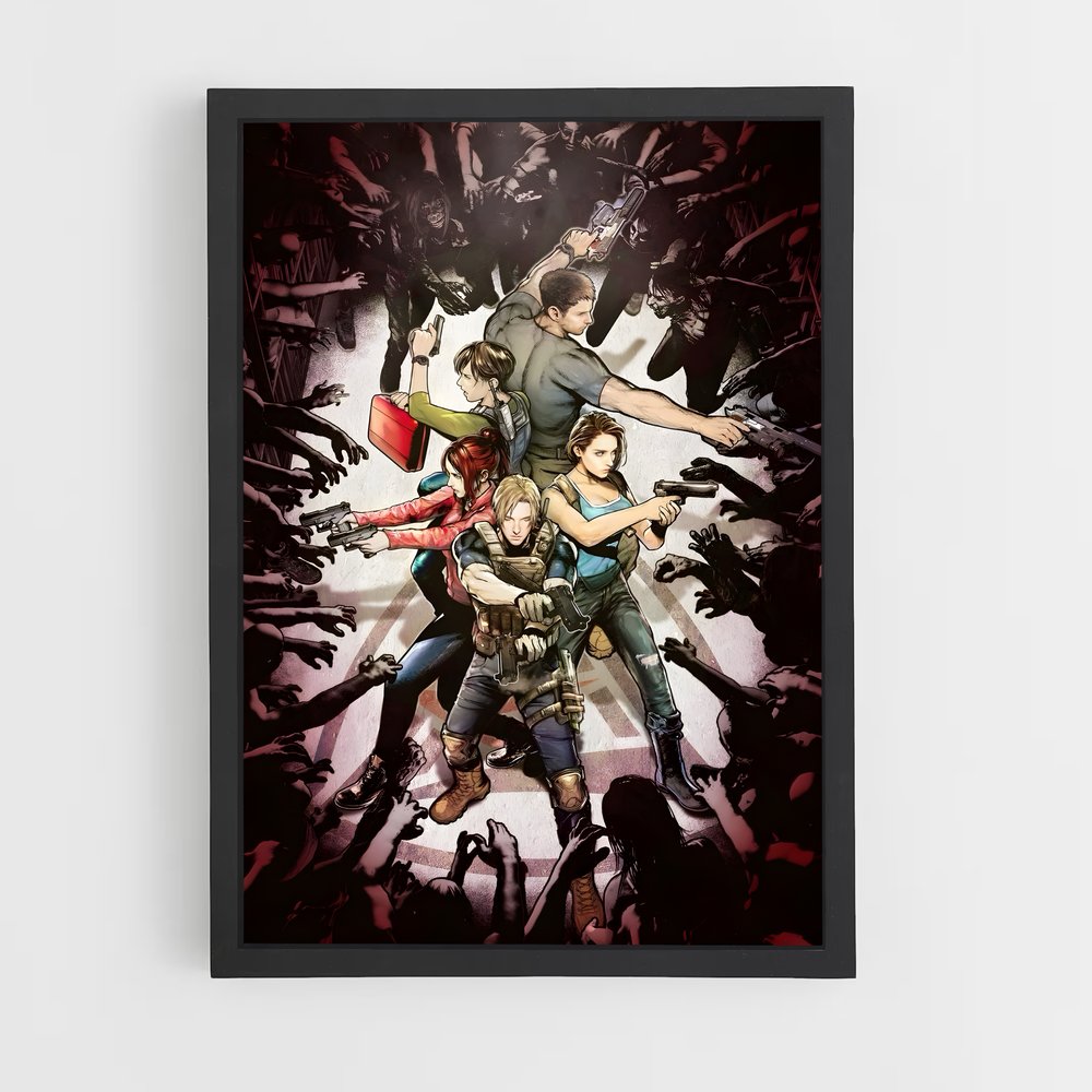 resident-evil-17 cadre Noir
