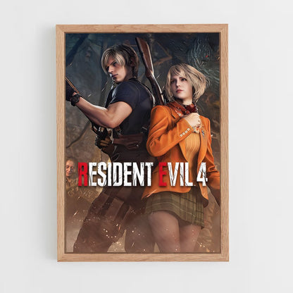 resident-evil-3 cadre Bois clair