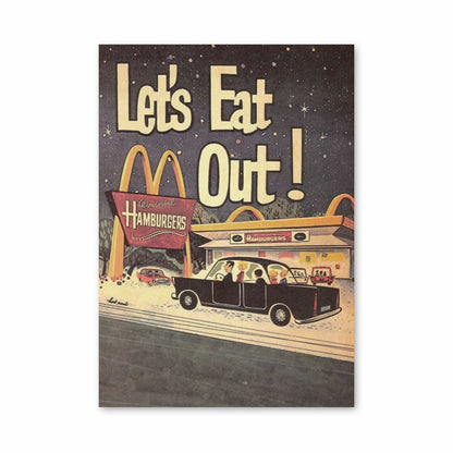 Mcdonald's Vintage Poster