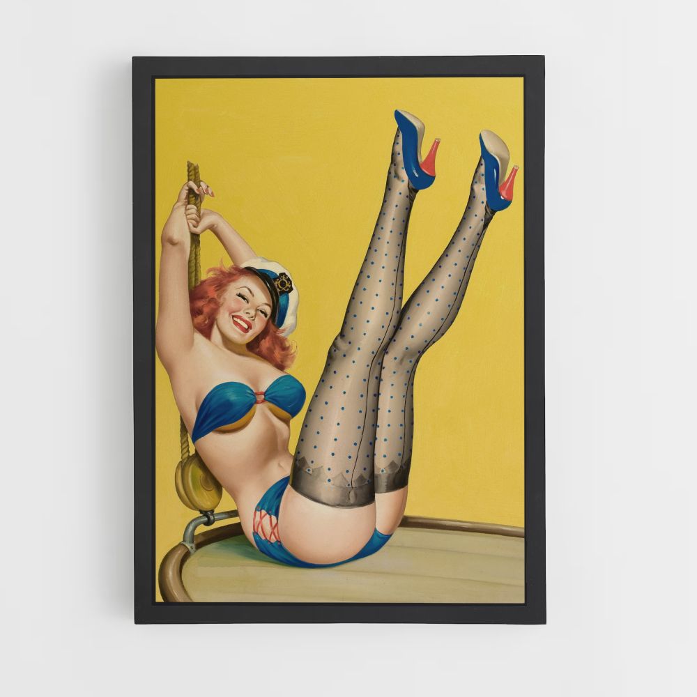 Vintage Pinup Poster