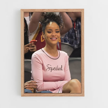 rihanna-3 cadre Bois clair
