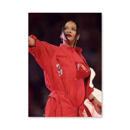 Rihanna Red Poster