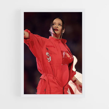 Rihanna Red Poster