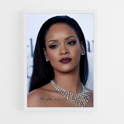 rihanna-5 cadre Blanc