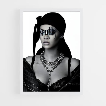 rihanna-8 cadre Blanc