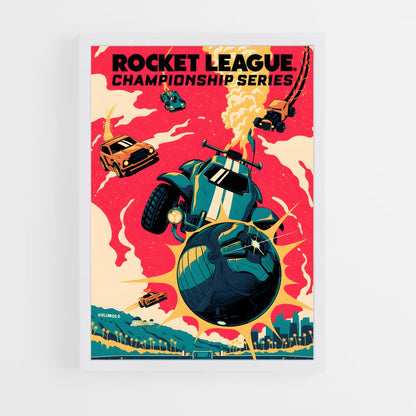 rocket-league-1 cadre Blanc