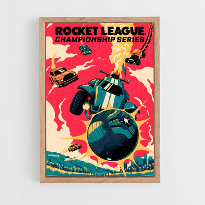 rocket-league-1 cadre Bois clair