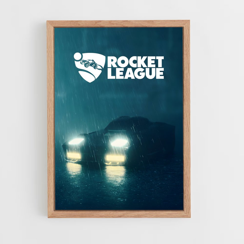 rocket-league-10 cadre Bois clair