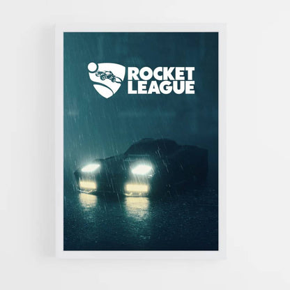 Rocket League Rain Poster