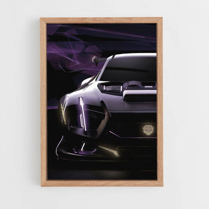 Rocket League Luxury Car Poster