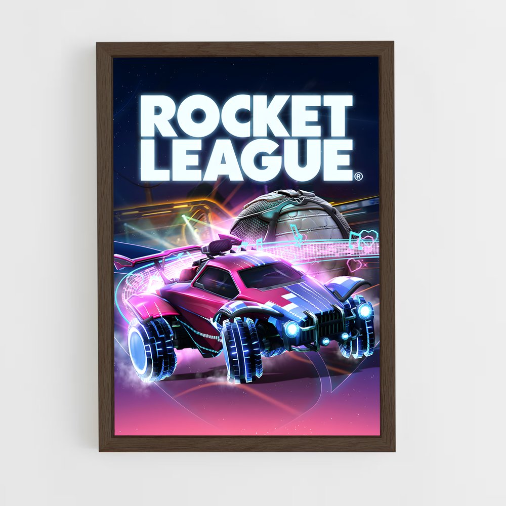 rocket-league-2 cadre Bois foncé