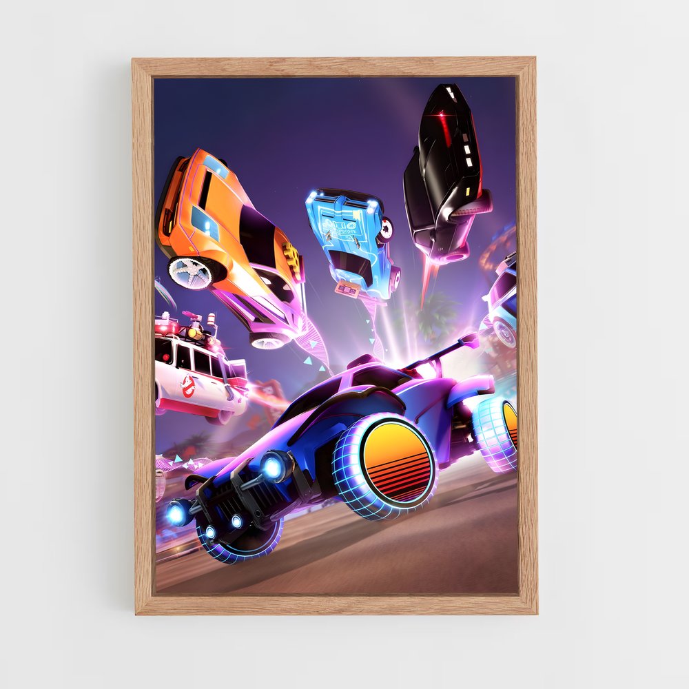 rocket-league-3 cadre Bois clair