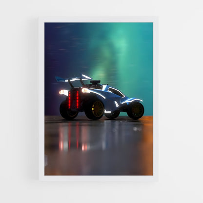 rocket-league-4 cadre Blanc