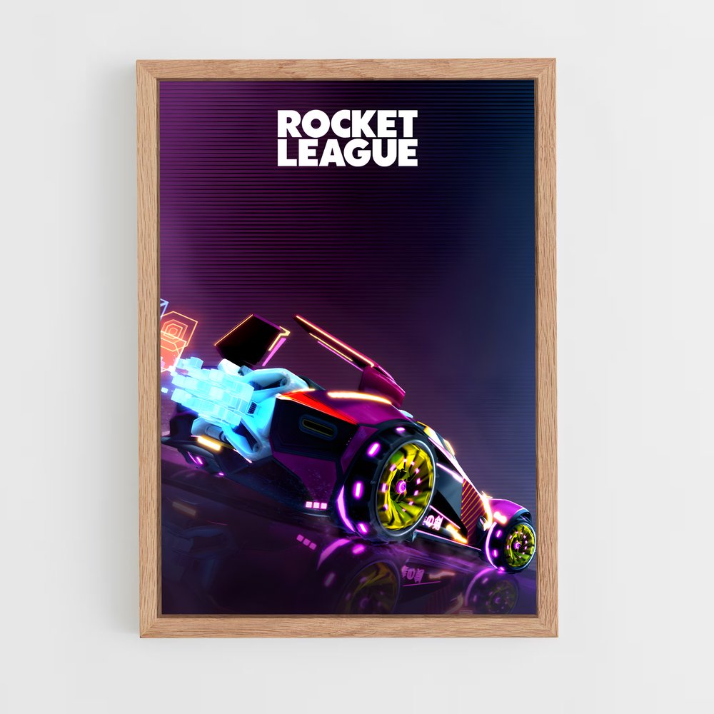 rocket-league-6 cadre Bois clair