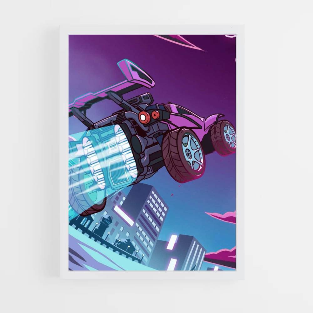 Poster Rocket League Purple