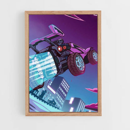 Poster Rocket League Purple