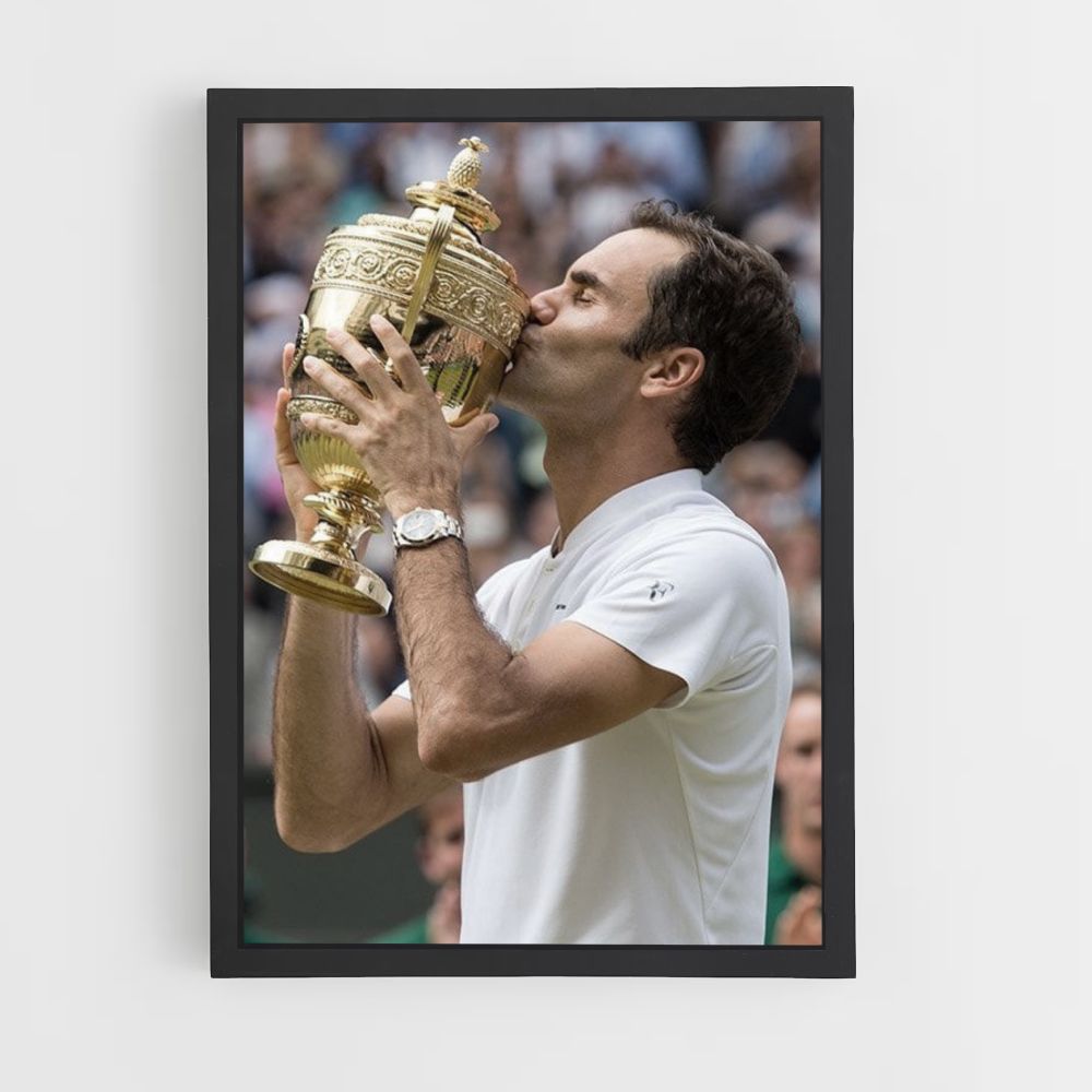 Rodger Federer Cup Poster