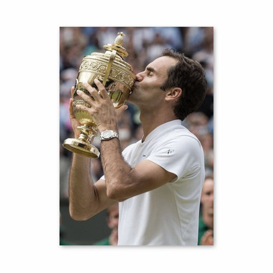 Rodger Federer Cup Poster