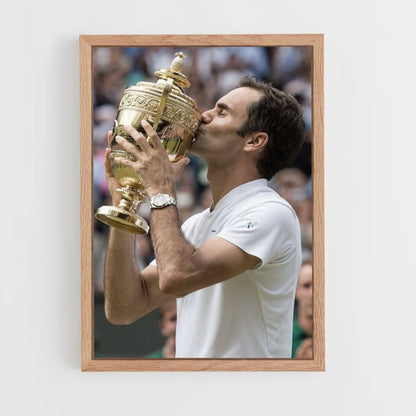 Rodger Federer Cup Poster