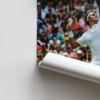 Rodger Federer Shooting Poster