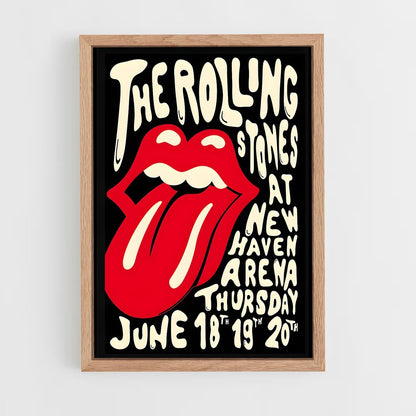 rolling-stones-10 cadre Bois clair