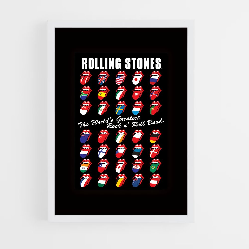 rolling-stones-3 cadre Blanc