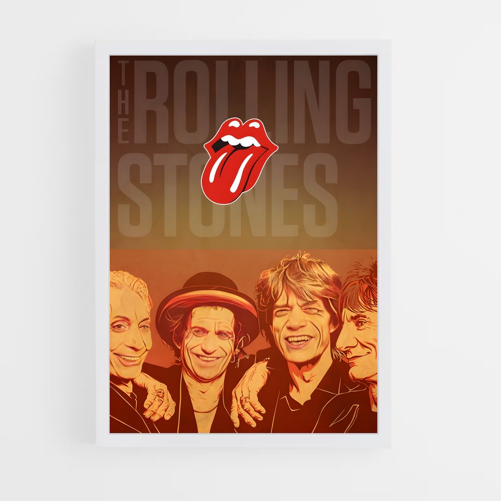 rolling-stones-9 cadre Blanc