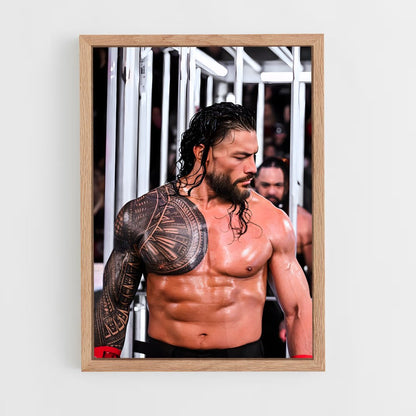 roman-reigns-10 cadre Bois clair