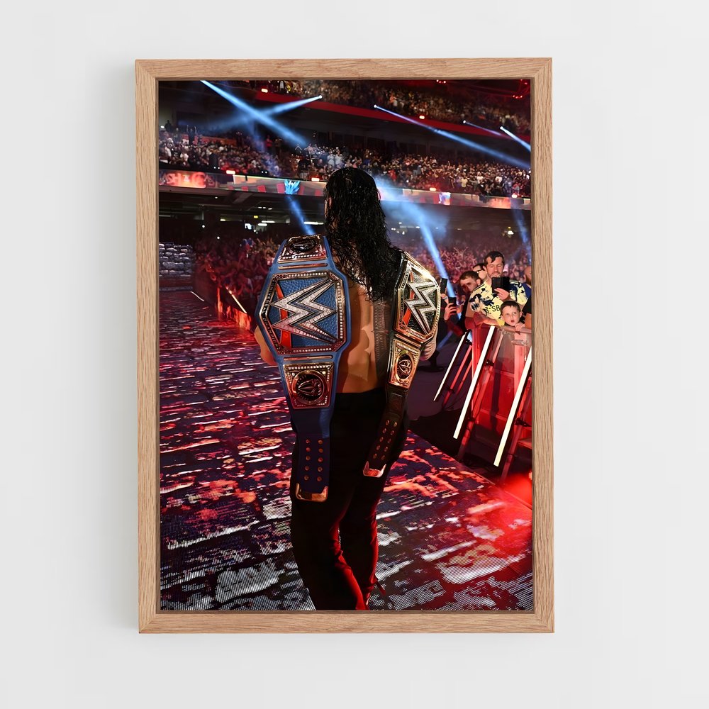 roman-reigns-13 cadre Bois clair