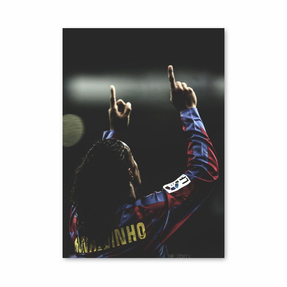 Ronaldinho Fingers Poster