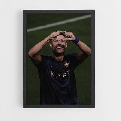 Ronaldo Heart Poster