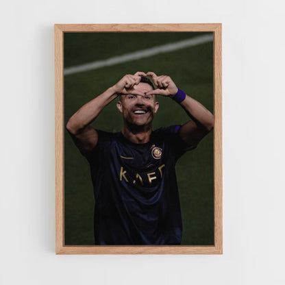 Ronaldo Heart Poster