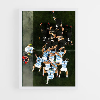 rugby-2 cadre Blanc