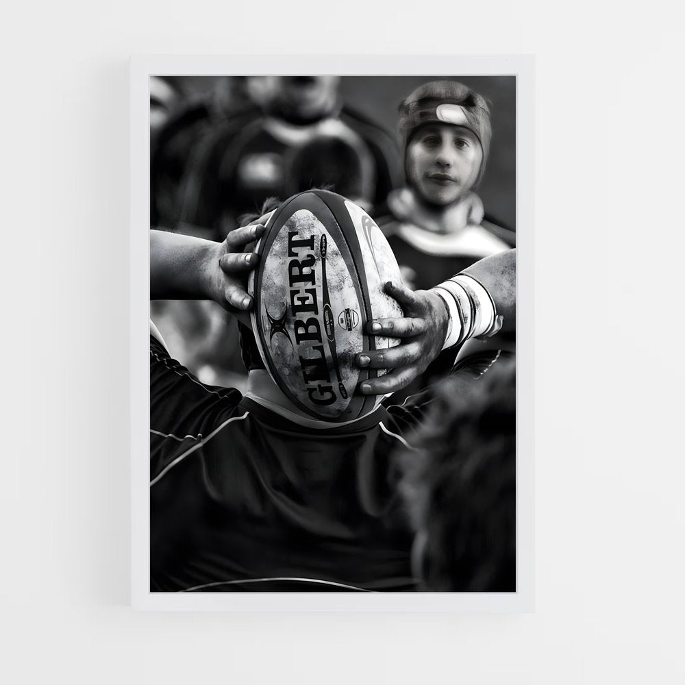 rugby-4 cadre Blanc