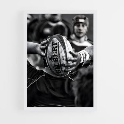 rugby-4 cadre Blanc