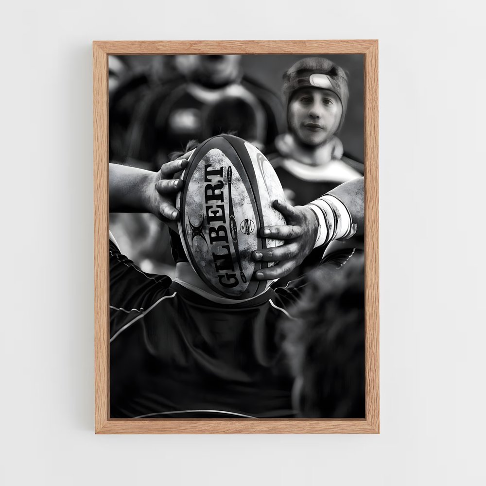 rugby-4 cadre Bois clair