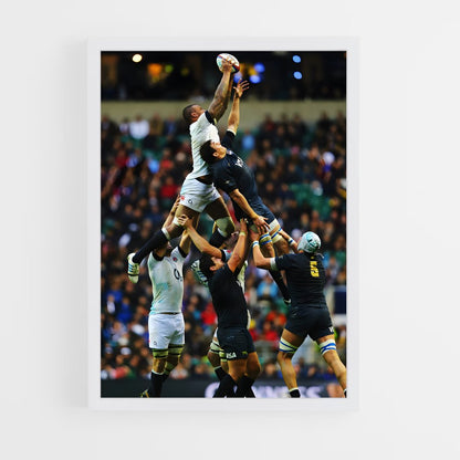 rugby-5 cadre Blanc